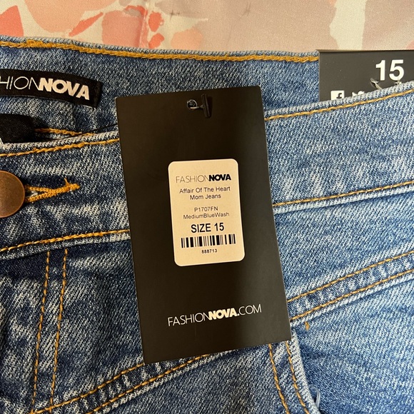 Denim Mom Jeans - Picture 2 of 3